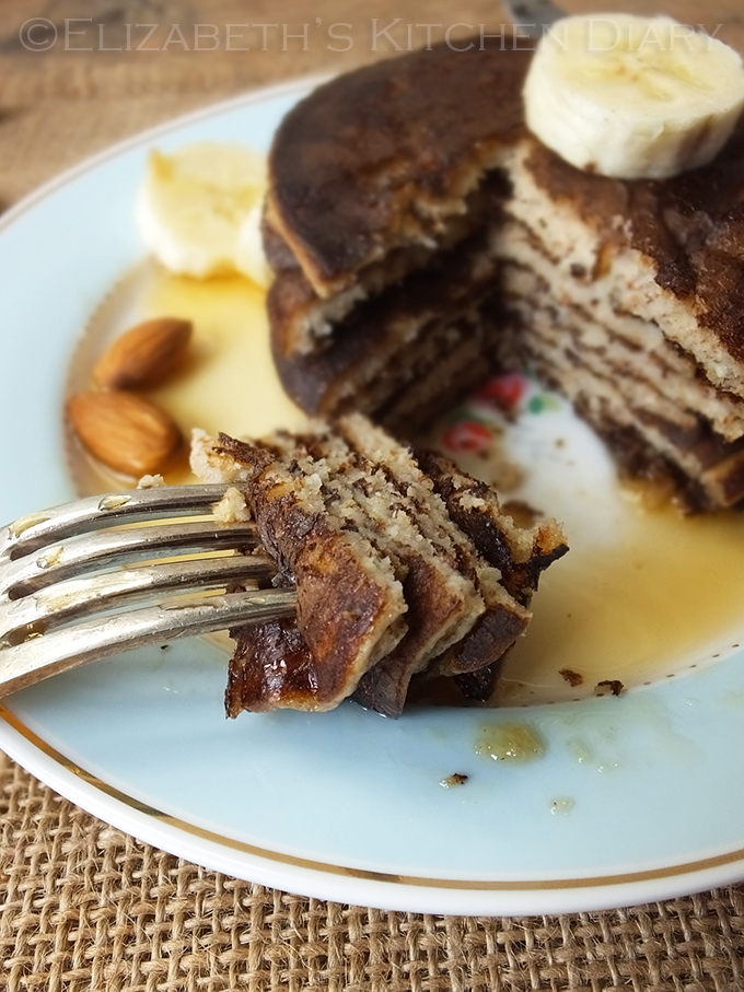 Grainfree Almond Pancakes Elizabeth's Kitchen Diary