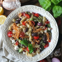 Easy Greek Pasta Salad Recipe