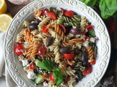 Easy Greek Pasta Salad Recipe