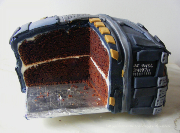 Halo Reach Birthday Cake - Elizabeth's Kitchen Diary