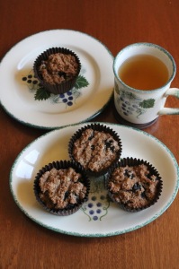 Vegan Blueberry Bran Muffins