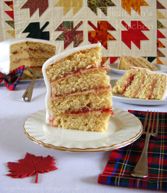 Canada Day Cake Elizabeth's Kitchen Diary