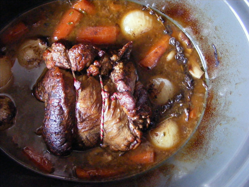Slow Cooker Beef Brisket with Red Wine & Thyme