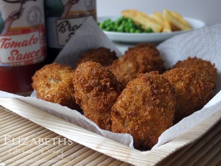 chicken and apple nuggets