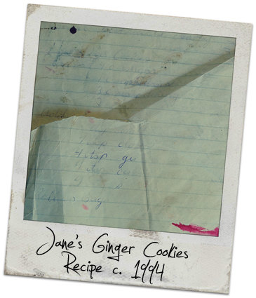janes ginger cookie recipe