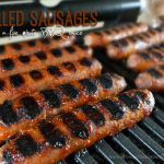 Grilled Sausages with a 5 Minute BBQ Sauce