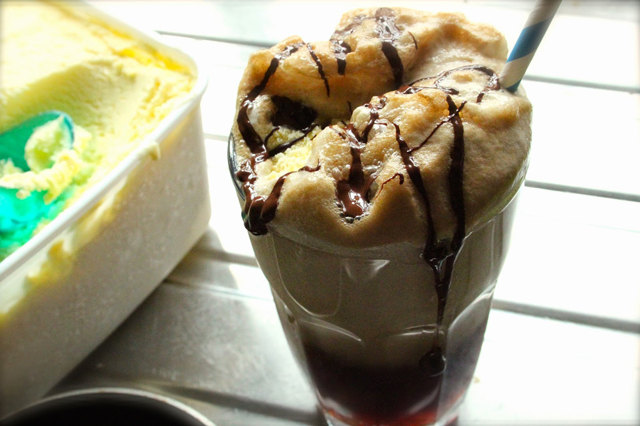 Boozy Ice Cream Float by Corner Cottage Bakery