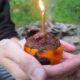 Chocolate Orange Campfire Cake made with real ingredients (no boxed cake mix!)