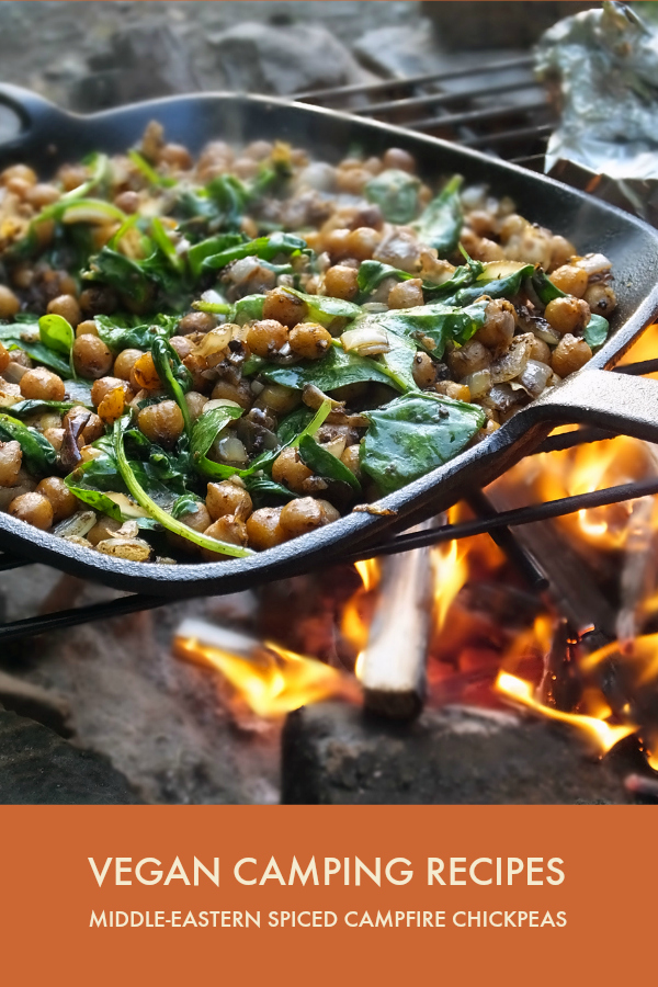 Vegan Campfire Recipes: Middle-Eastern Spiced Chickpeas