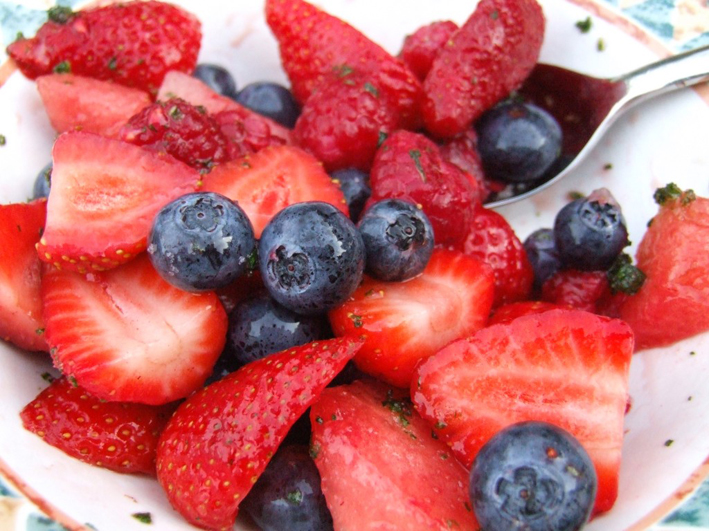 Watermelon Berry Salad