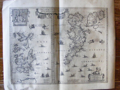 Orkney Shetland map 1642