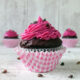 Roasted Beetroot and Raw Cacao Nib Cupcakes