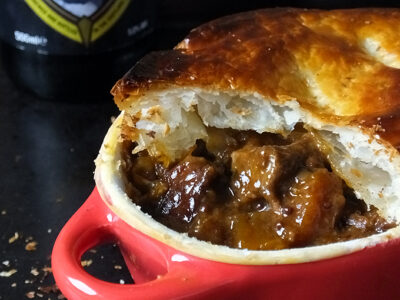 Shetland beef and ale slow cooker pie