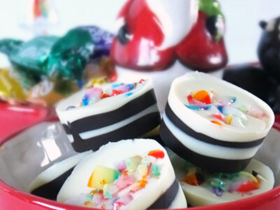 candy cane chocolates