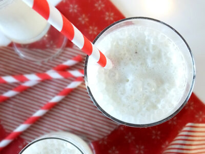 peppermint candy cane milkshake