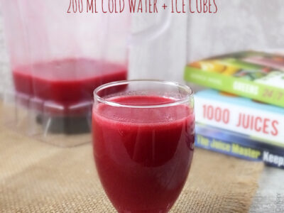 Beetroot carrot apple juice