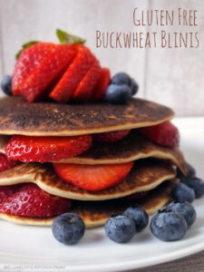 Gluten Free Buckwheat Blini Pancakes