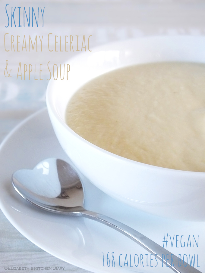 Skinny Creamy Celeriac & Apple Soup