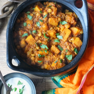 Butternut Squash & Chickpea Masala Curry