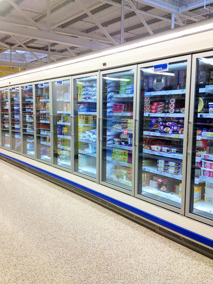 supermarket freezer