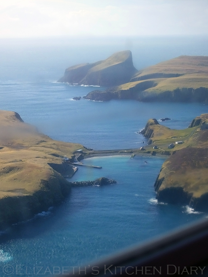 Fair Isle from the air