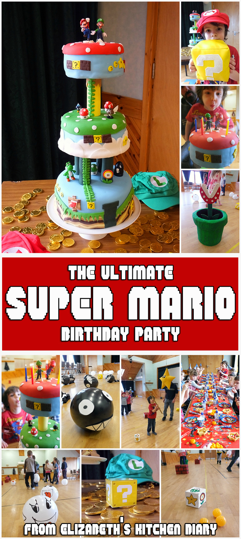 super Mario Bross number 5 pinata super mario birthday party mario and  luigi party mario kart pinata