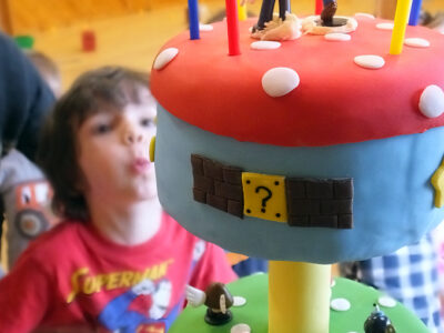 Super Mario Birthday Cake