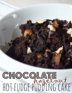 Chocolate Hazelnut Hot Fudge Pudding Cake