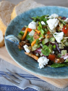 Crete Summer Salad with Figs & Goats Cheese