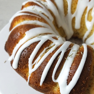 Lemon Rosemary Olive Oil Bundt Cake