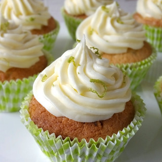 Lime Cupcakes with Lime Buttercream Frosting