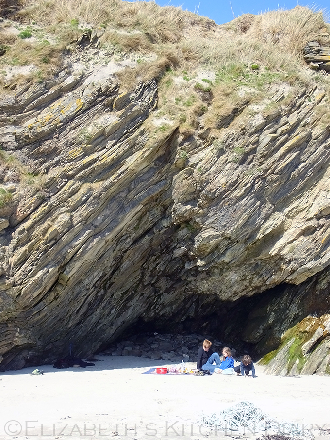 St Ninian's cave picnic