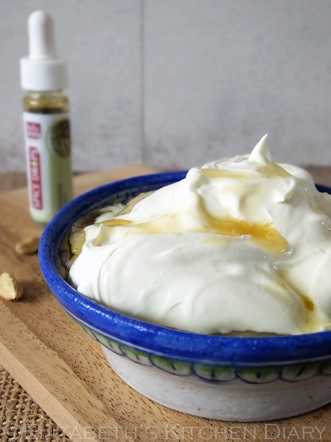 Honeyglazed Pears with Cardamom Cream {Holy Lama Naturals Spice Drops Review & Giveaway