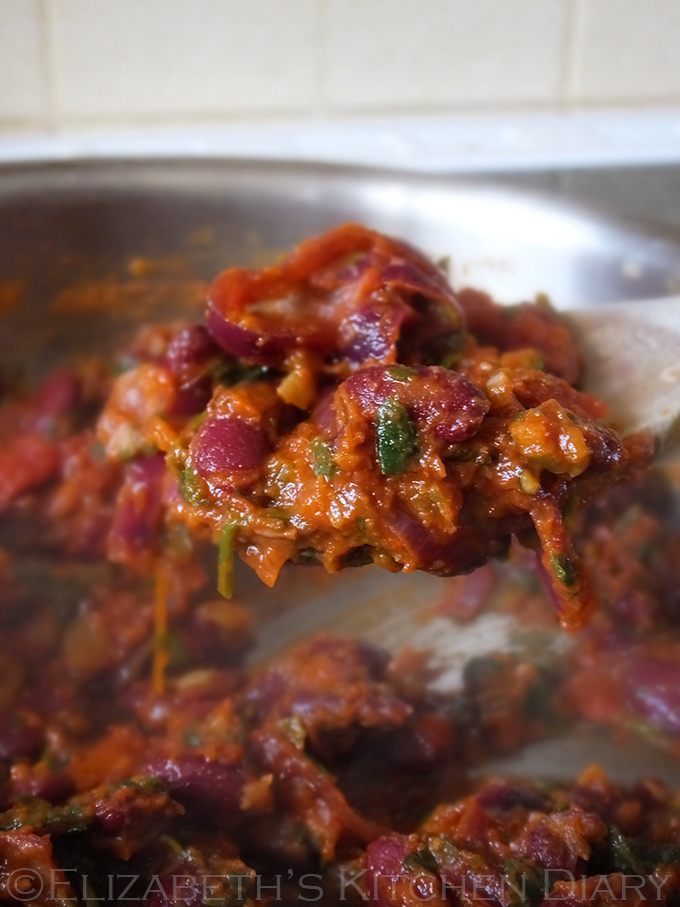 Mexican Chilli Beans with Homemade Tortilla Chips Elizabeth's Kitchen