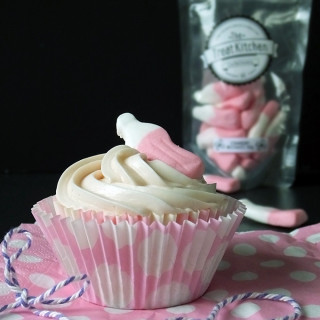 Strawberry Milkshake Cupcakes