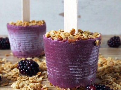 Blackberry Breakfast Pops