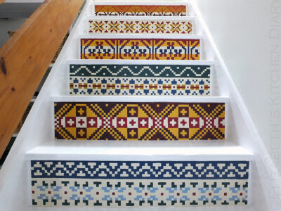 Fair Isle Stairs by Elizabeth's Kitchen Diary