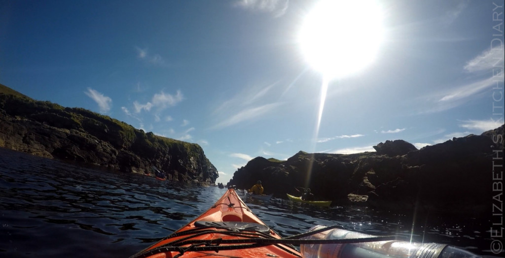 Kayaking in Shetland