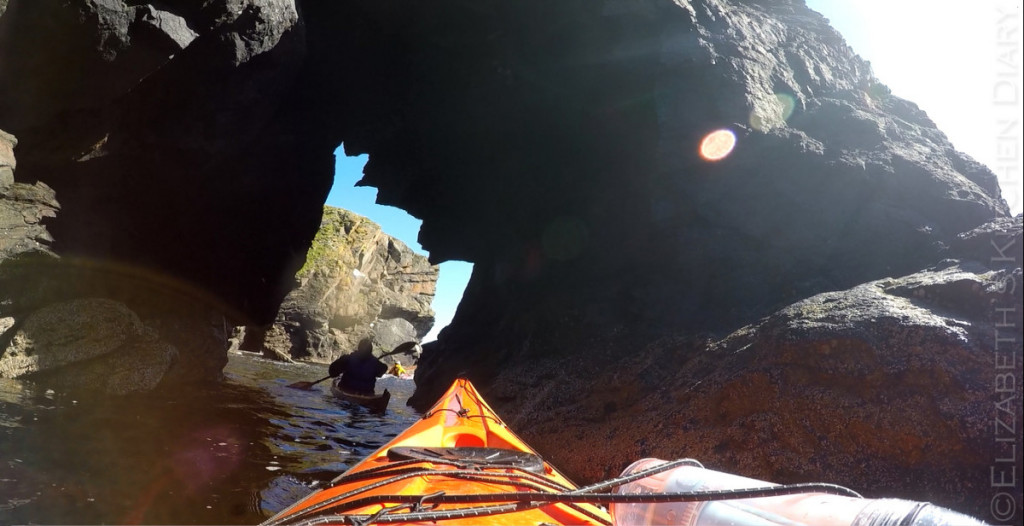 Kayaking in Shetland