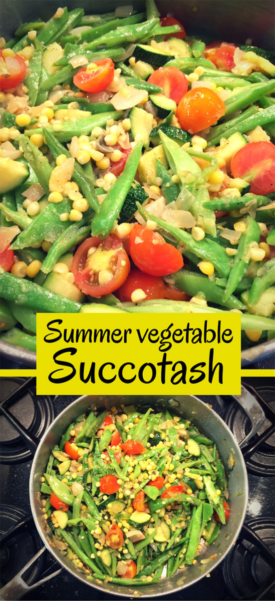 summer vegetable succotash