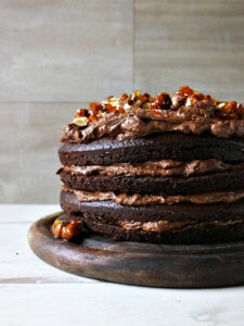 Chocolate Hazelnut Layer Cake