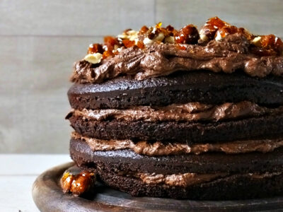 Chocolate Hazelnut Layer Cake
