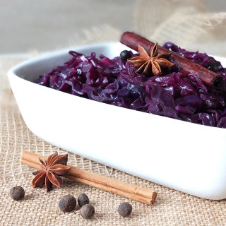 Braised Red Cabbage with Star Anise