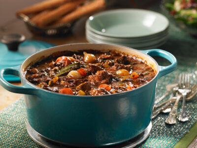 Maple-braised Venison Bourguignon