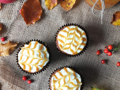 Salted Caramel Apple Cupcakes