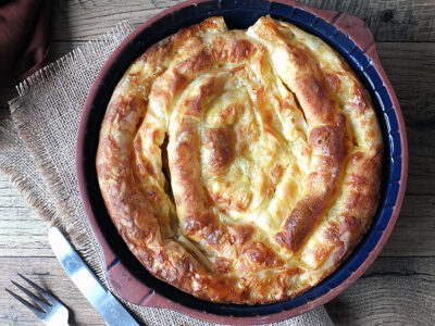 Banitsa - Bulgarian Cheese Pie