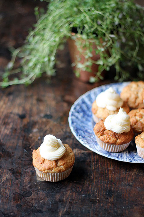 Apple Parsnip Cupcakes with Boozy Apple Cider Icing by Veggie Desserts