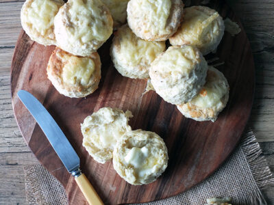 Mature Cheddar and Wholegrain Mustard Scones