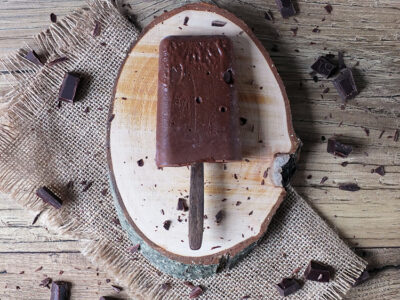 3 Ingredient, 100 Calorie Chocolate Fudgsicle