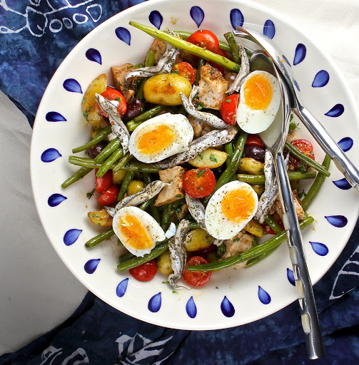 Tuna Nicoise Salad - A Perfect Salad for the New Year by The Gluten Free Alchemist